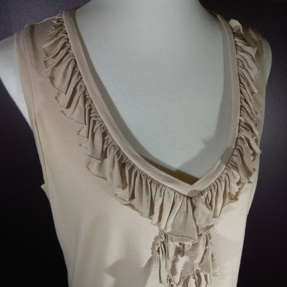 Sweet Vintage Cabi Spring 2011 Flutter Tank Euc - image 3